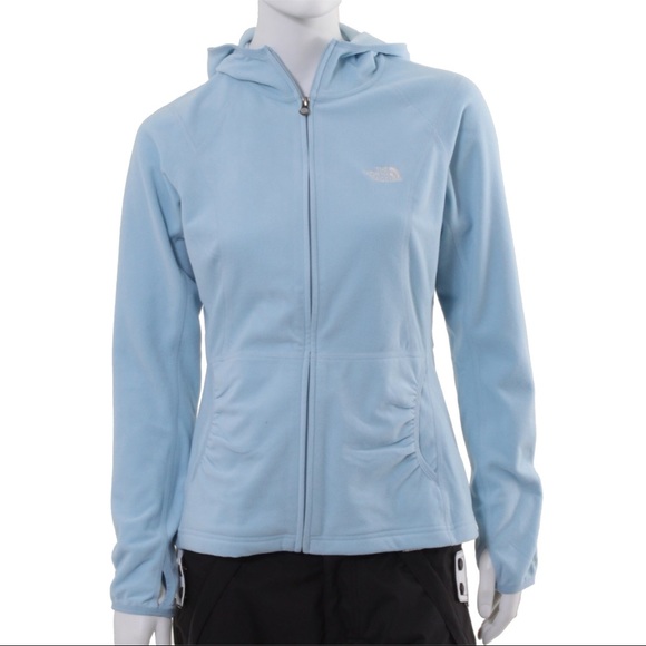 The North Face Tops - Baby Blue Women’s North Face Zip-up hoodie